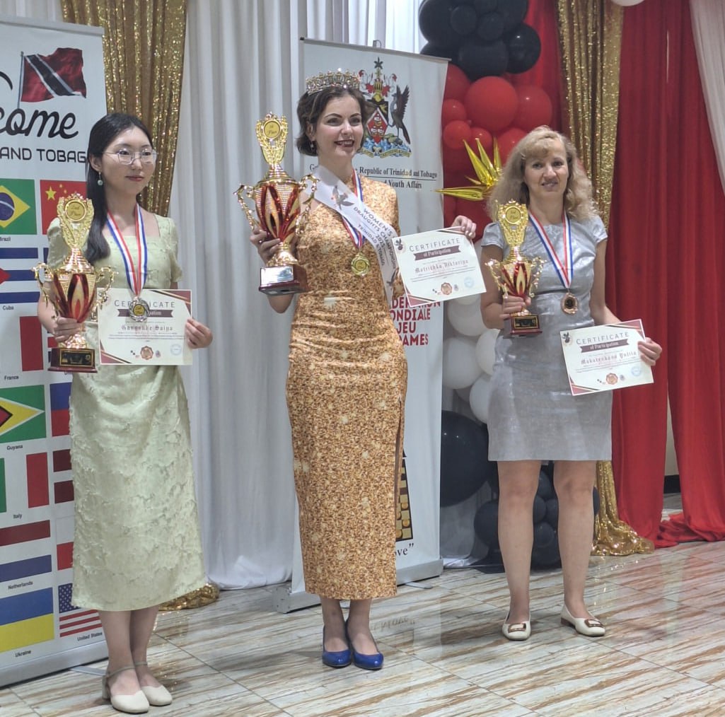 🇺🇦🥇Представниця Одещини Вікторія Мотрічко – чемпіонка світу з міжнародних шашок серед жінок