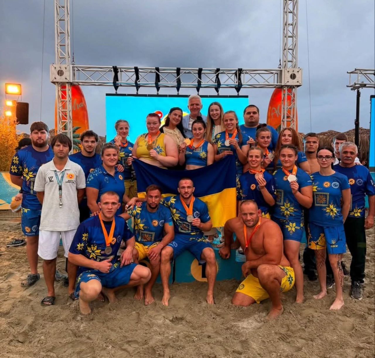 🏖🇺🇦Великий успіх збірної України на етапі світової серії з пляжної боротьби у Греції🏆🇬🇷