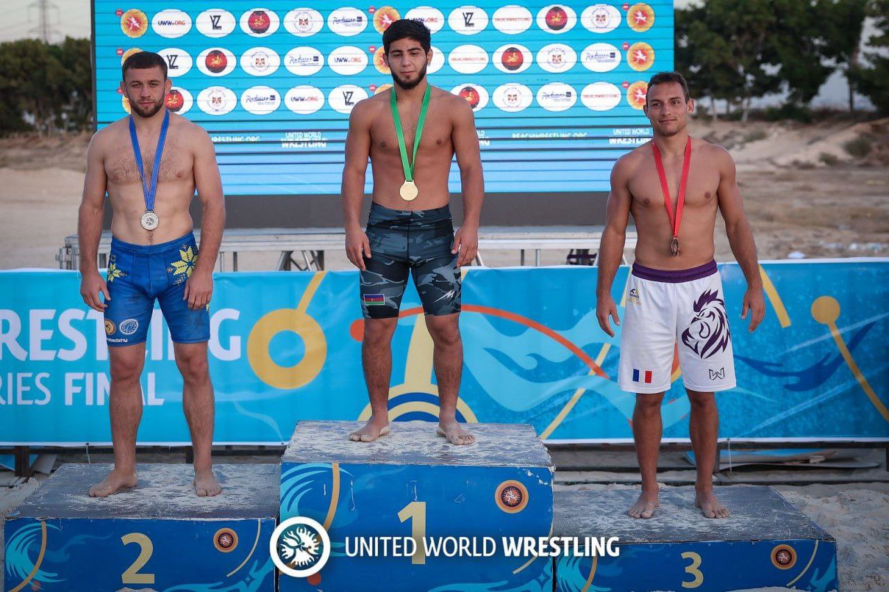 ✨Василь Михайлов з Одещини – серед героїв сезону світової серії з пляжної боротьби 2025!🏖🥈