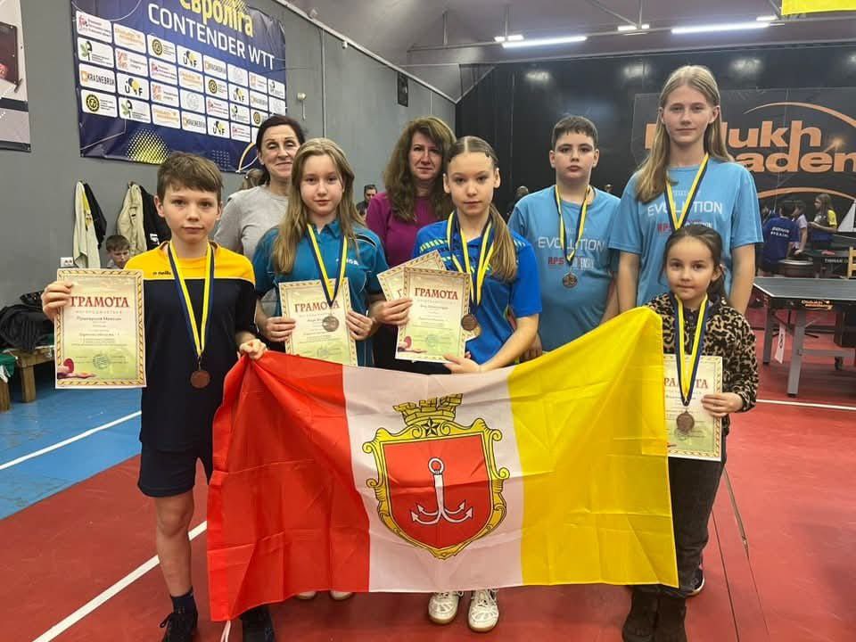🎉Вітаємо одеських спортсменів з успішним виступом на чемпіонаті України з настільного тенісу!🏓