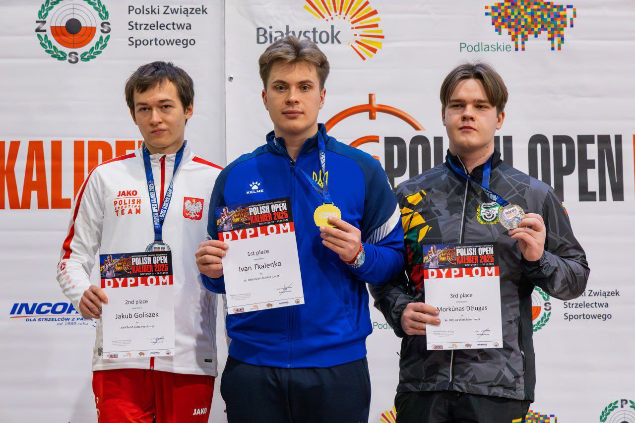 🎯Іван Ткаленко переміг на Polish Open Kaliber 2025!