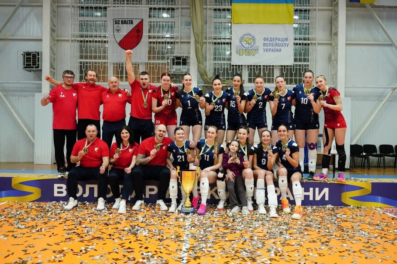 🎉СК “Балта” – дворазові володарі Кубку України з волейболу!🏆