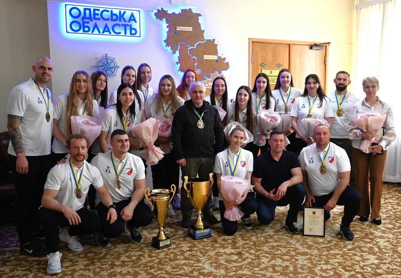 Начальник Одеської ОВА Олег Кіпер привітав наших волейболісток СК «Балта»
