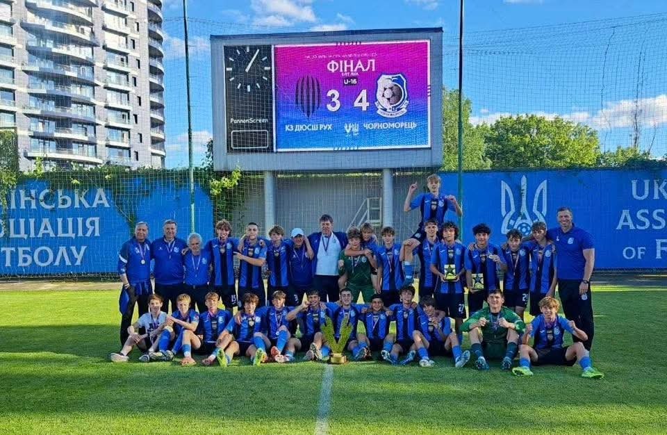 ⚫️🔵Майбутнє українського футболу: юні “моряки” на вершині