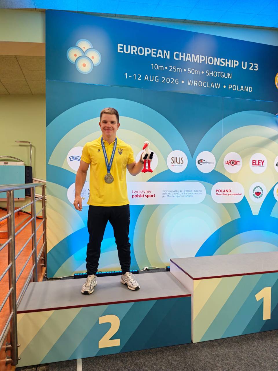 🥈🇺🇦Одещина на п’єдесталі чемпіонату Європи U23 зі стендової стрільби!
