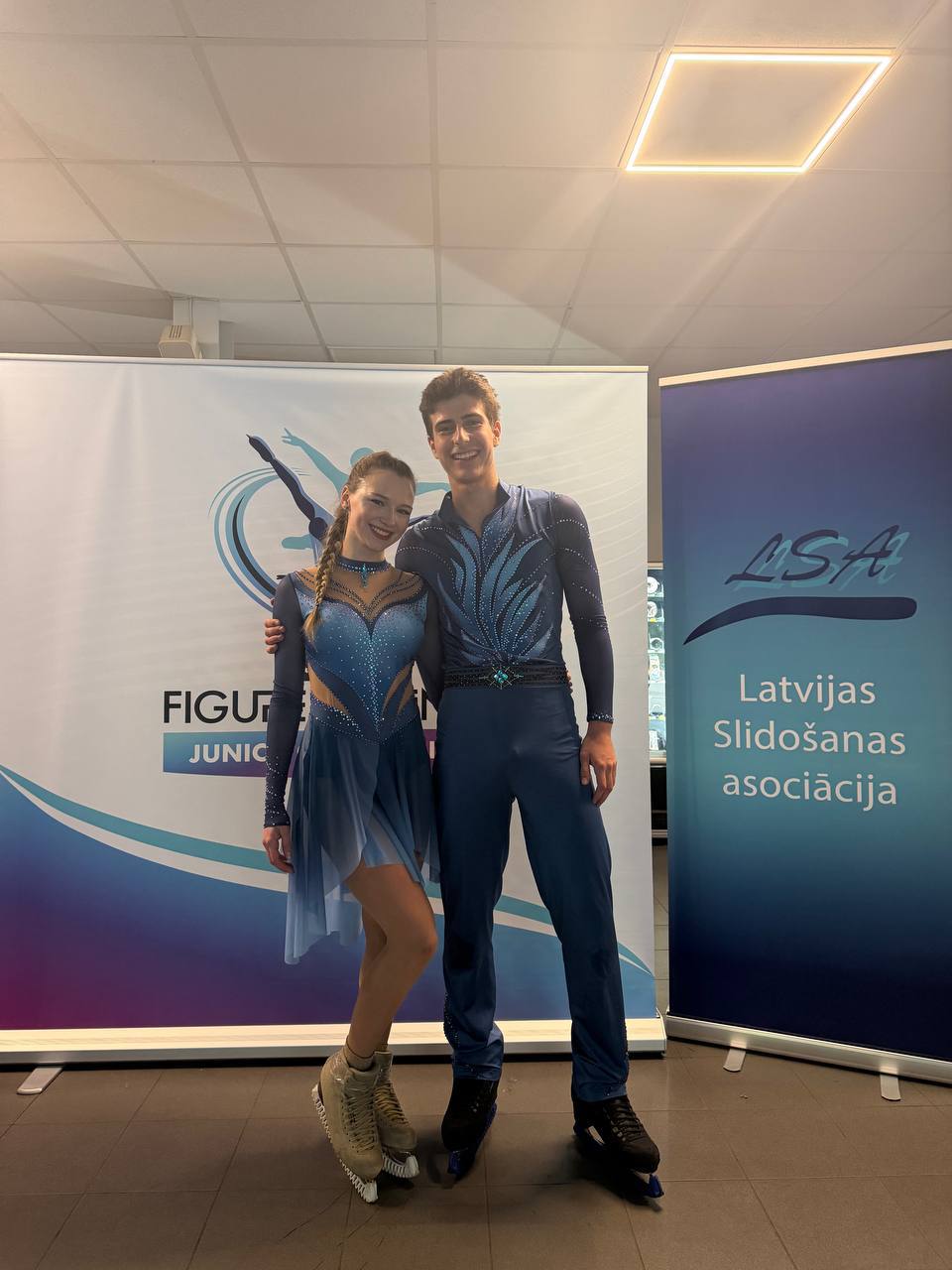 ⛸️🇺🇦Одеський дует увійшов до топ-10 юніорського Гран-прі з фігурного катання в Ризі